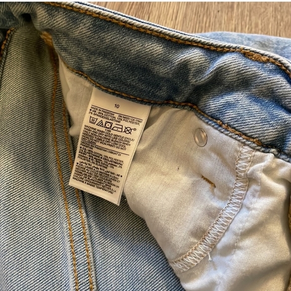 Womens High Waisted Button Fly OG Straight Jeans - Picture 4 of 10